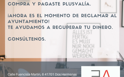 Reclama las plusvalías